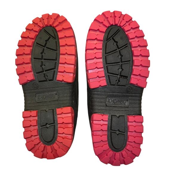 Khombu Black & Red Kids Winter Snow Boots Size 13 - Picture 10 of 11